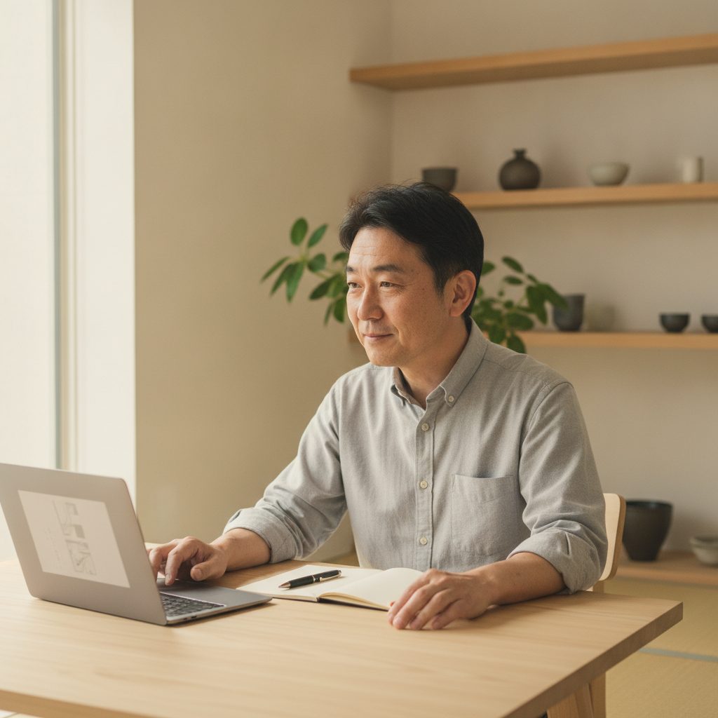 中級を受けるかどうかを落ち着いて考えている受講者